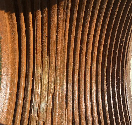 Rusty deformed threads