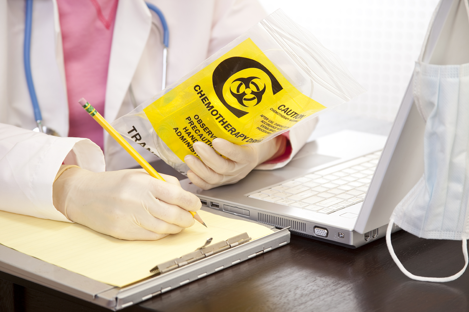 Chemotherapy Drug Handled by Pharmacist