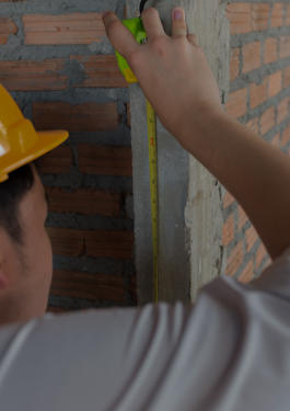 Man Checking Property Condition