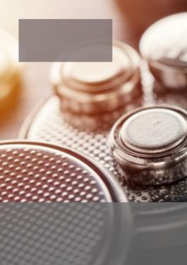 various sizes of button cell batteries