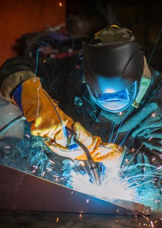 Metal fumes from welding