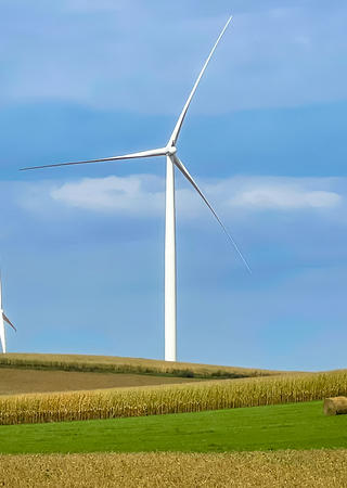 Power Energy Windmill Haystack 3 Towers