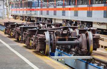 Rail New Car New rail car being manufactured