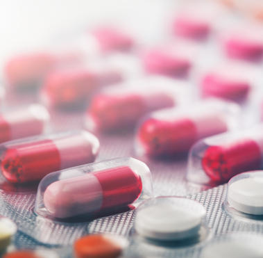 over the counter meds in a pill blister pack