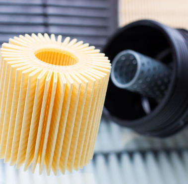 oil filter in car engine
